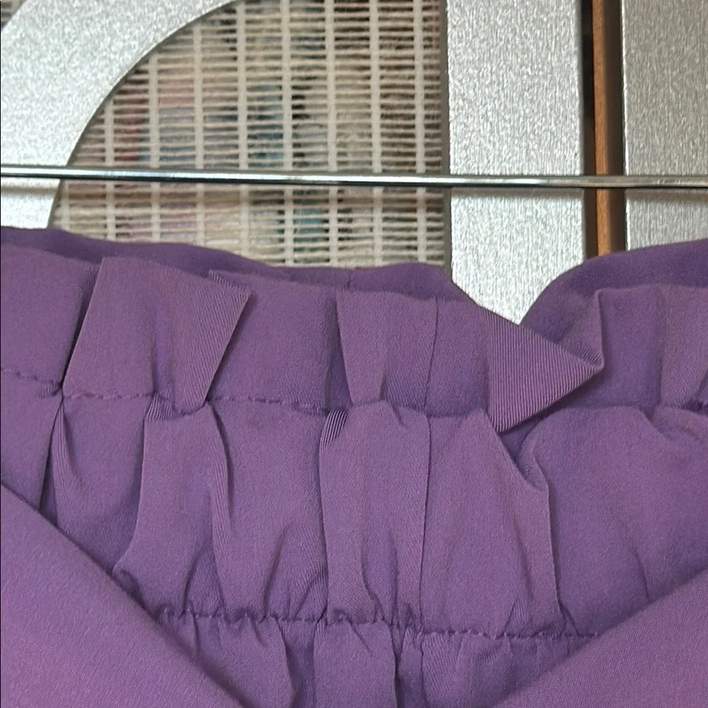 Vertigo Purple Straight Leg High-Waisted Pants - Picture 5 of 10